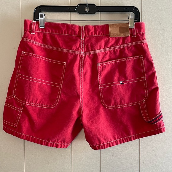 Vintage Tommy Hilfiger Mid-Rise Y2K 4” Carpenter Shorts - Picture 2 of 6